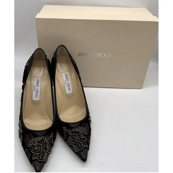 【JIMMY CHOO ABEL100 KID LEATHER PUMPS】 Jimmy Choo | Shoes | Jimmy Choo Abel Kid Pointedtoe Pumps